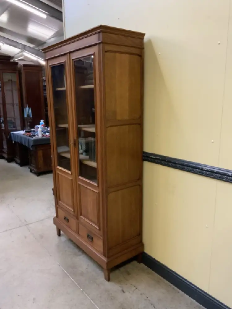 Antiker Jugendstil Bücherschrank, Vitrine, Traumhaft - Lieferung möglich! 6