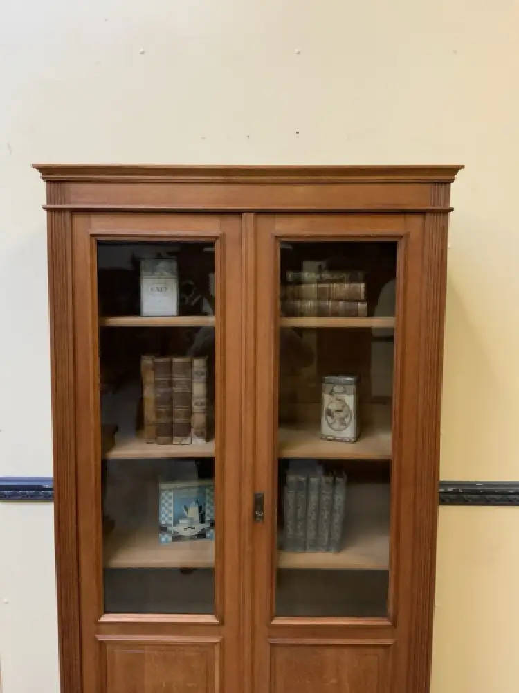 Antiker Jugendstil Bücherschrank, Vitrine, Traumhaft - Lieferung möglich! 8