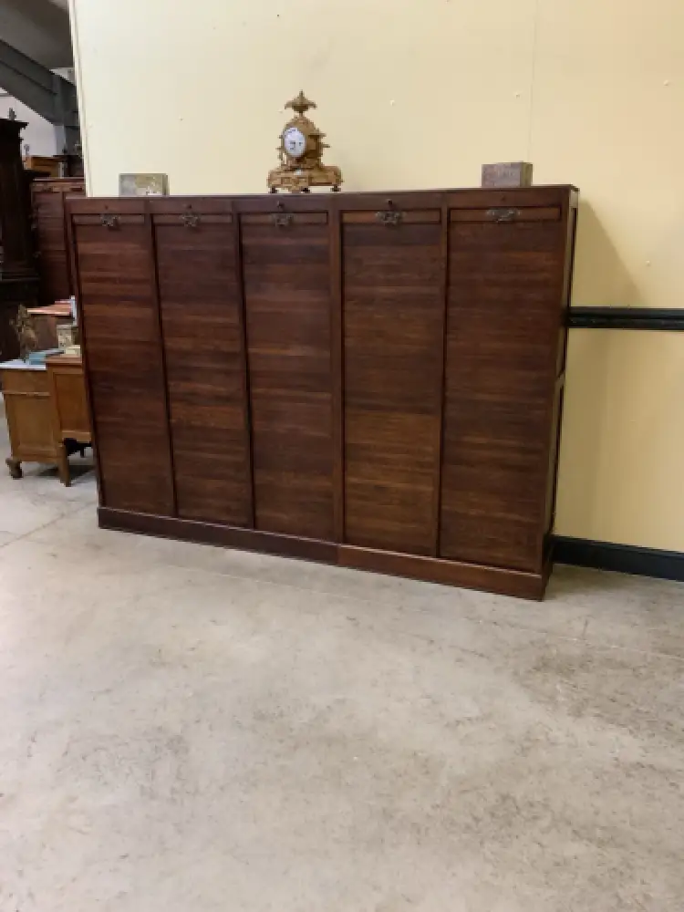 Antiker Art Deco Rolladen Archiv Schrank - Traumhaft - Lieferung möglich! 5