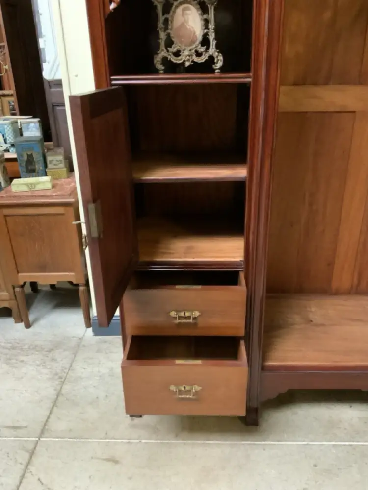 Antik Jugendstil Kleiderschrank, Wäscheschrank- Art Nouveau - Lieferung möglich! 17