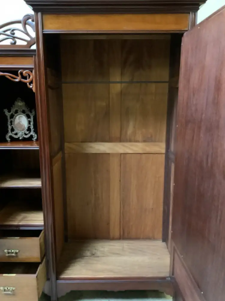 Antik Jugendstil Kleiderschrank, Wäscheschrank- Art Nouveau - Lieferung möglich! 18