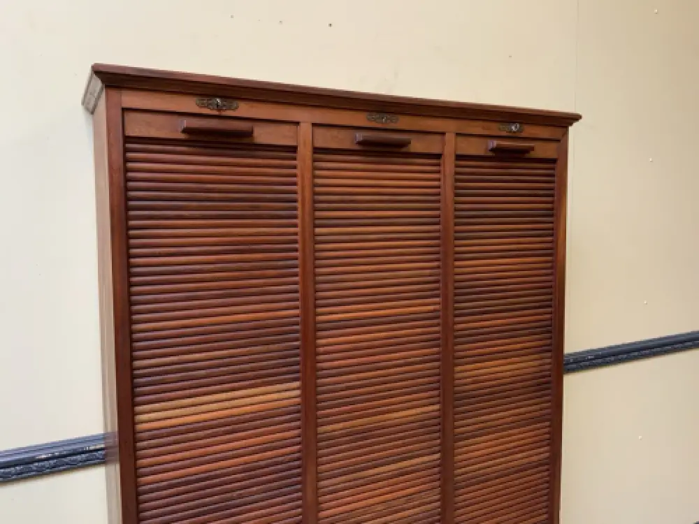 Antik - Rollladen Archiv Schrank, Bücherschrank -Jugendstil - Lieferung möglich! 11