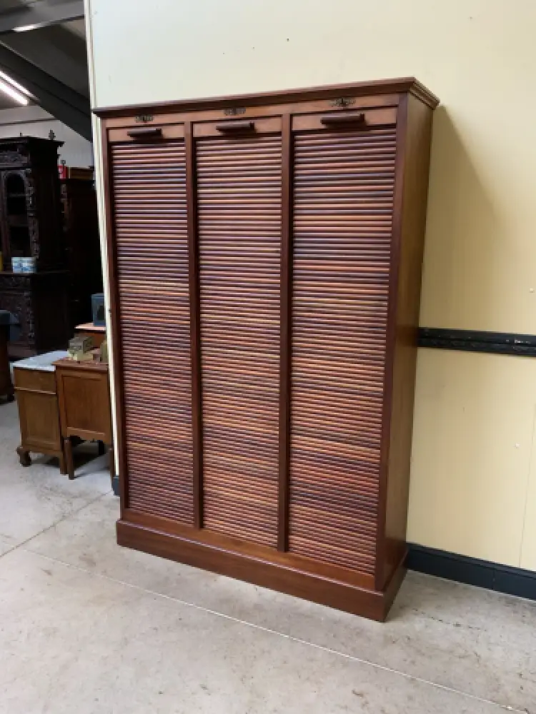 Antik - Rollladen Archiv Schrank, Bücherschrank -Jugendstil - Lieferung möglich! 2