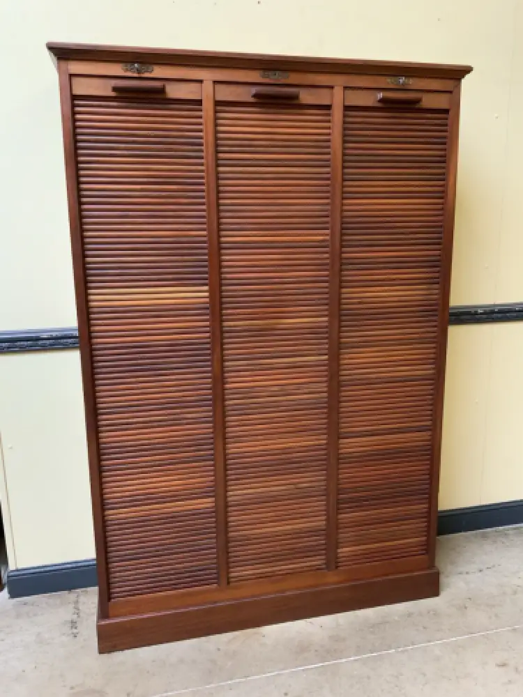 Antik - Rollladen Archiv Schrank, Bücherschrank -Jugendstil - Lieferung möglich! 8