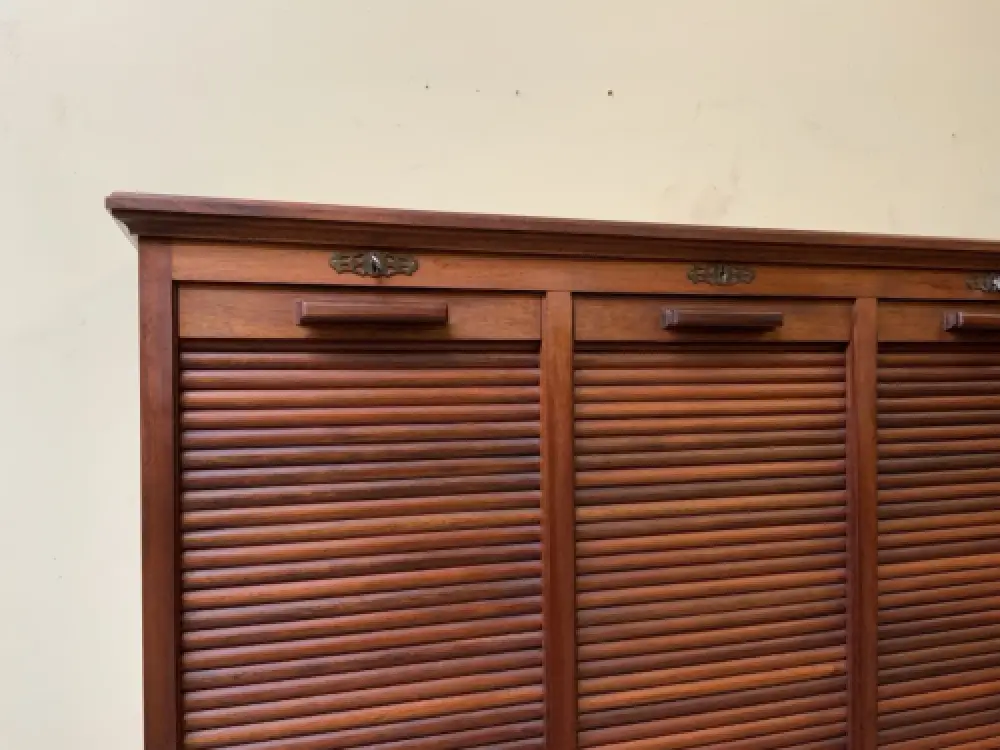 Antik - Rollladen Archiv Schrank, Bücherschrank -Jugendstil - Lieferung möglich! 9