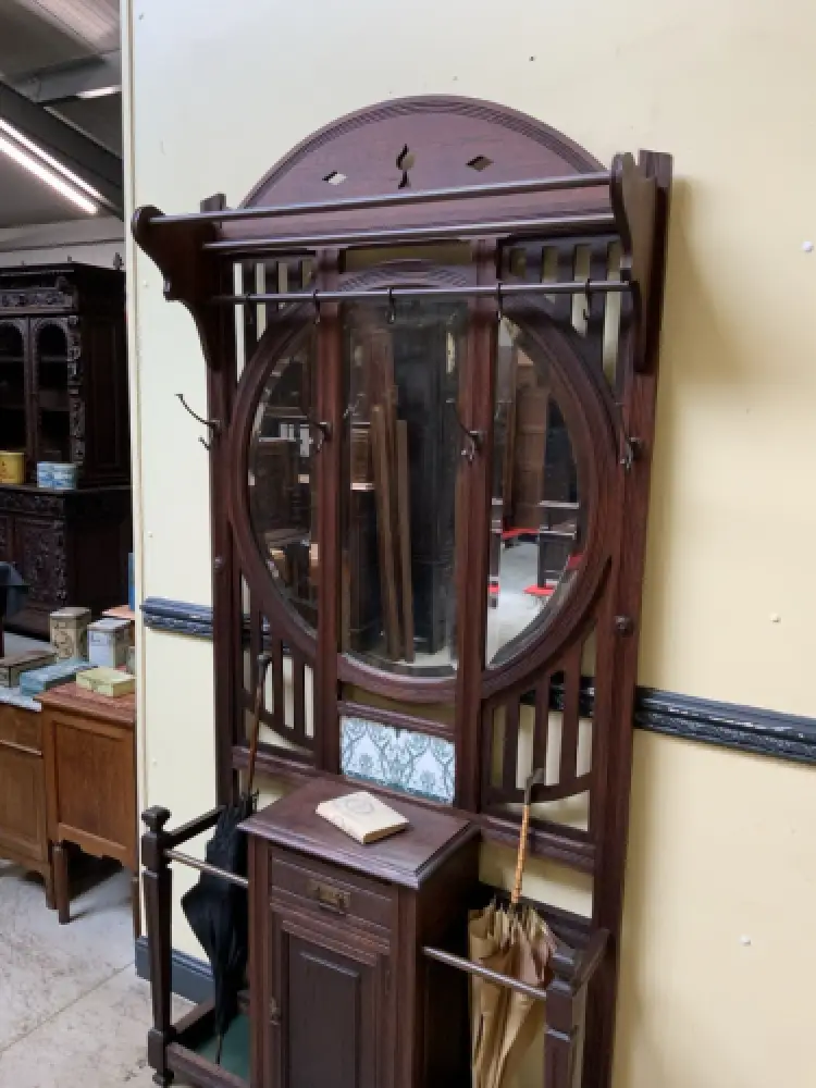 Antik - Garderobe, Kleiderständer - Jugendstil -  Lieferung möglich! 12