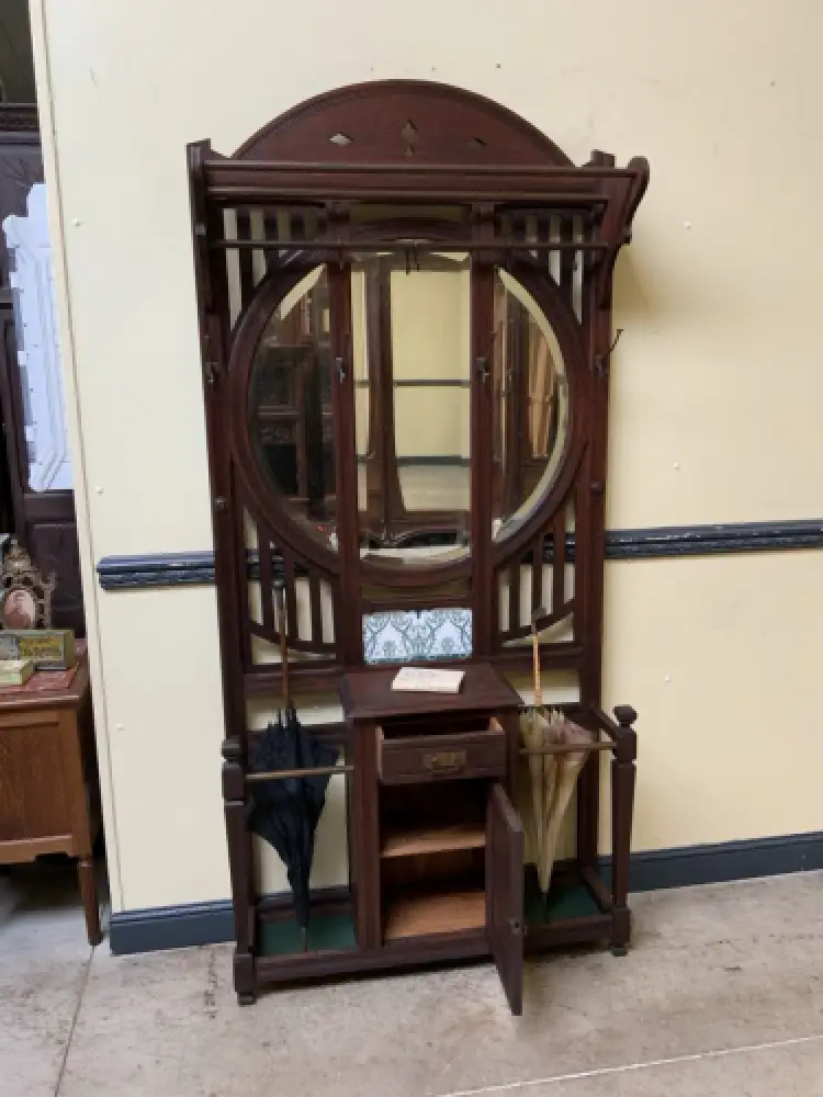 Antik - Garderobe, Kleiderständer - Jugendstil -  Lieferung möglich! 14