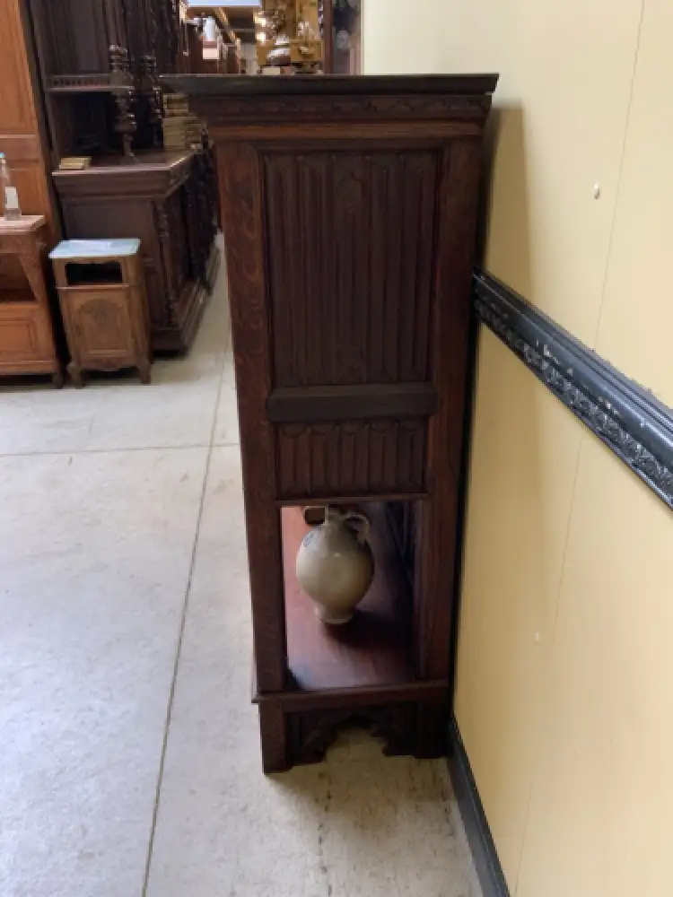 Antiker neogotischer Silberschrank, Anrichte, Vertiko - Lieferung möglich! 4