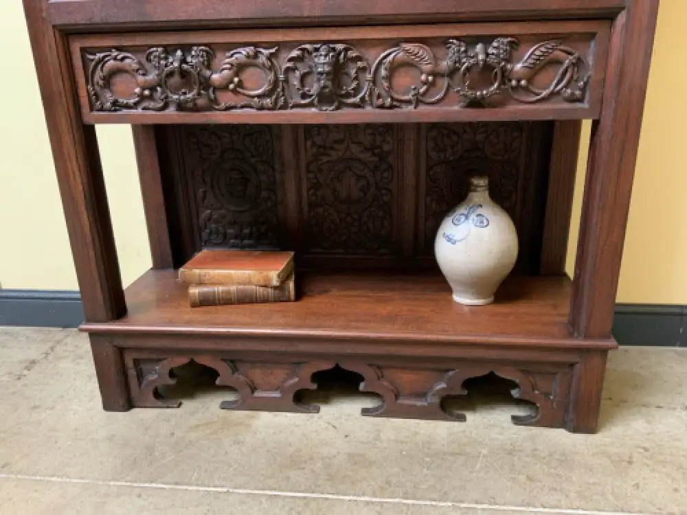 Antiker neogotischer Silberschrank, Anrichte, Vertiko - Lieferung möglich! 8