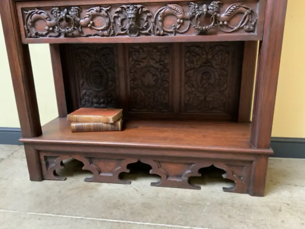 Antiker neogotischer Silberschrank, Anrichte, Vertiko - Lieferung möglich! 9