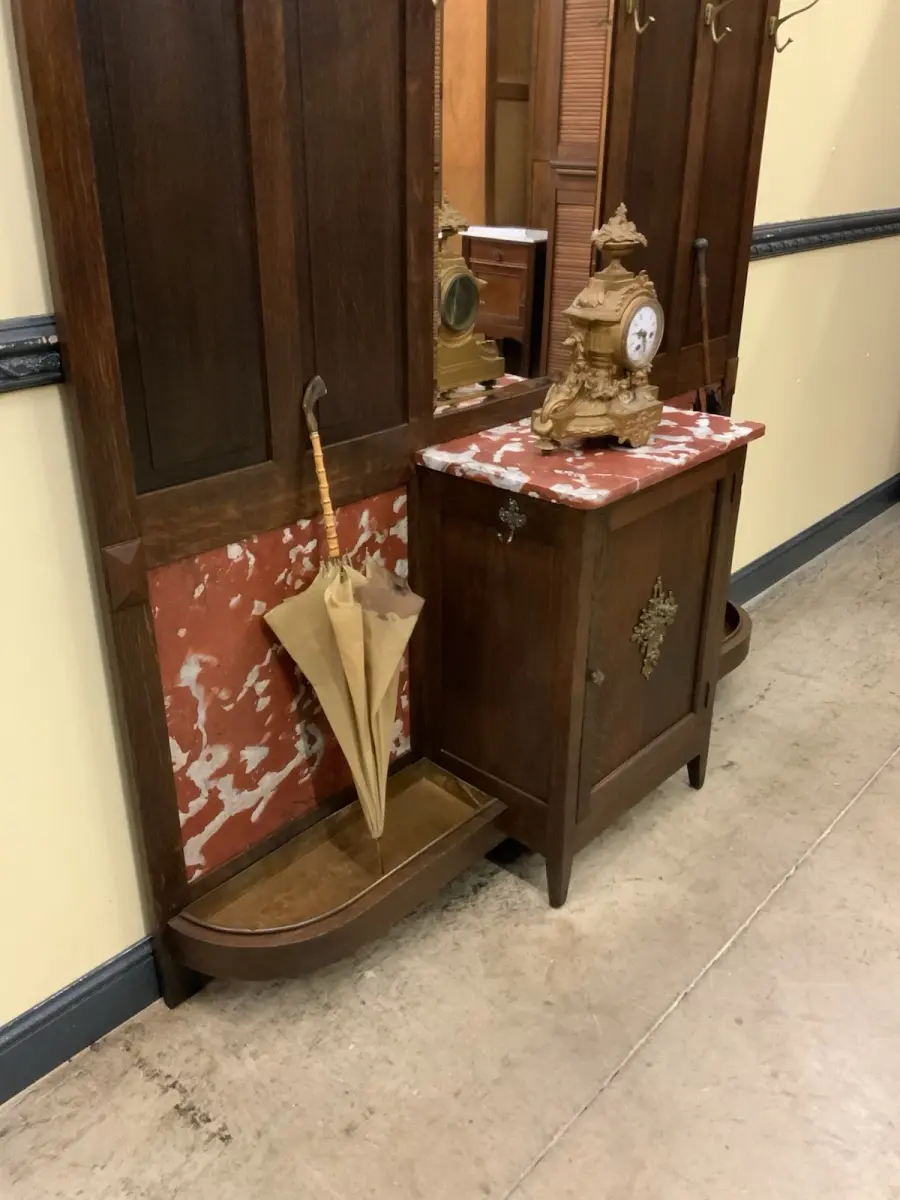 Antik - breite  Garderobe,  Kleiderständer - Jugendstil - Lieferung möglich! 11