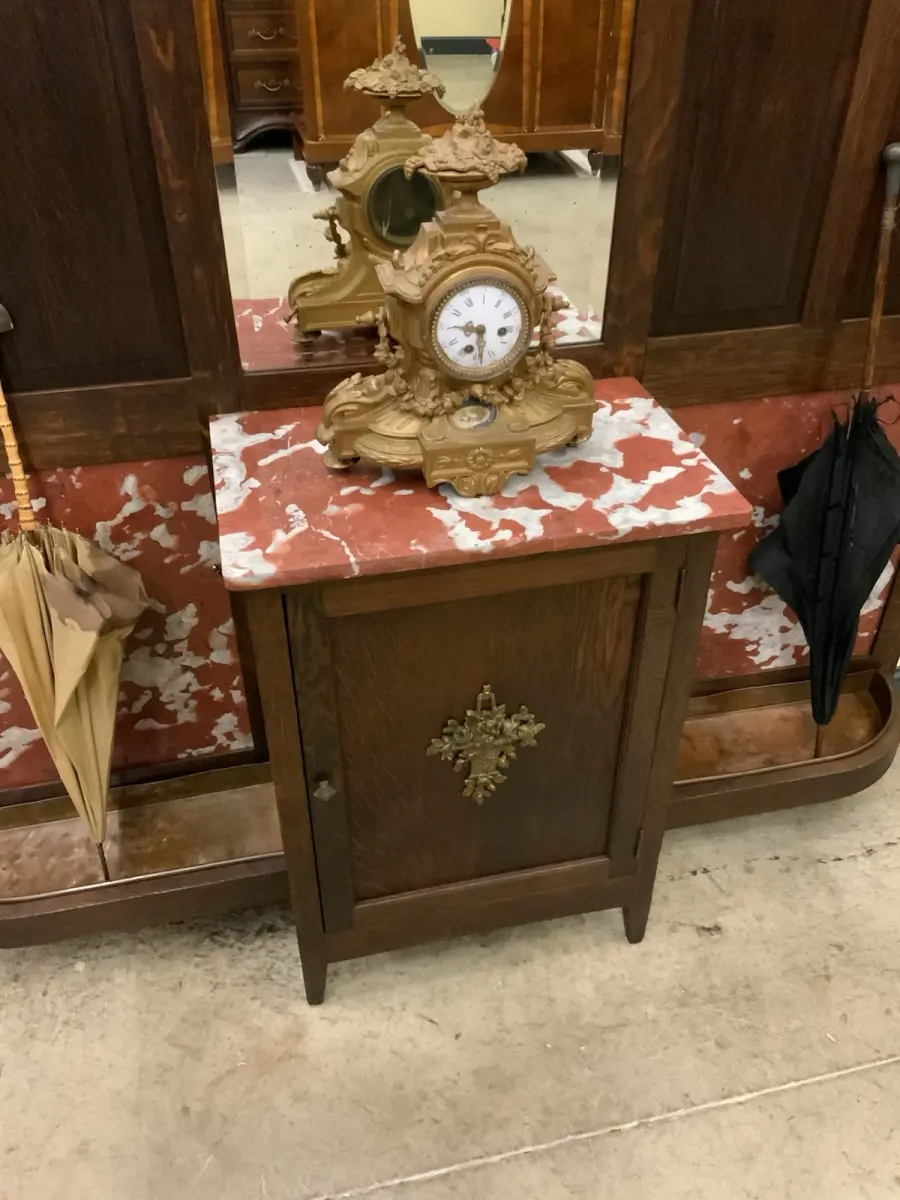 Antik - breite  Garderobe,  Kleiderständer - Jugendstil - Lieferung möglich! 18