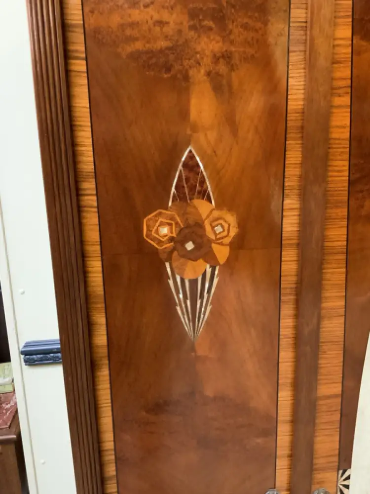 Antik - Kleiderschrank, Wäscheschrank, Intarsien -Art Deco -  Lieferung möglich! 12