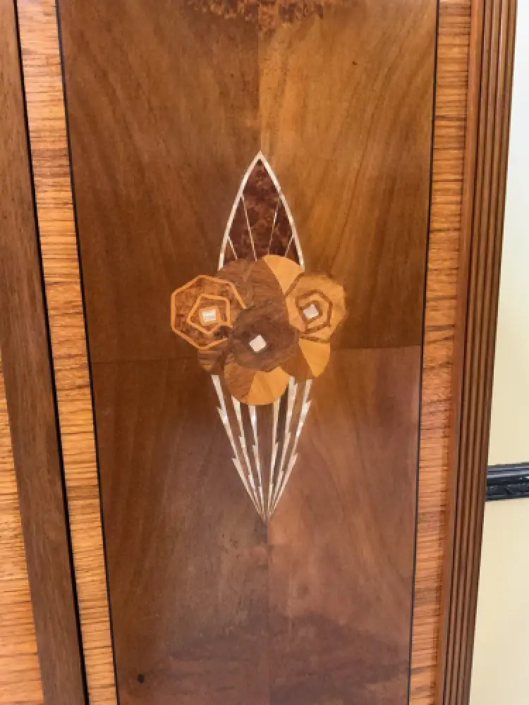 Antik - Kleiderschrank, Wäscheschrank, Intarsien -Art Deco -  Lieferung möglich! 13