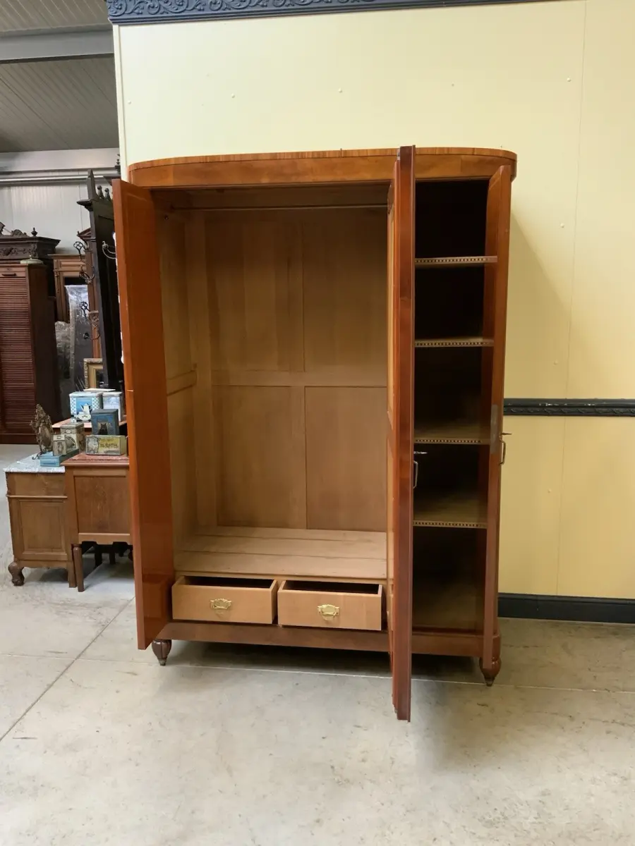 Antik - Kleiderschrank, Wäscheschrank, Intarsien -Art Deco -  Lieferung möglich! 17
