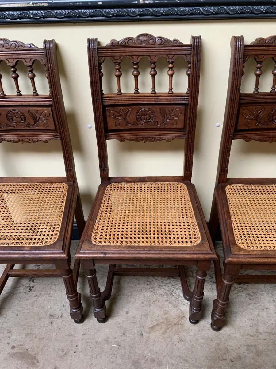 6 antike traumhaft schöne Jugendstil Stühle - Lieferung möglich! 11