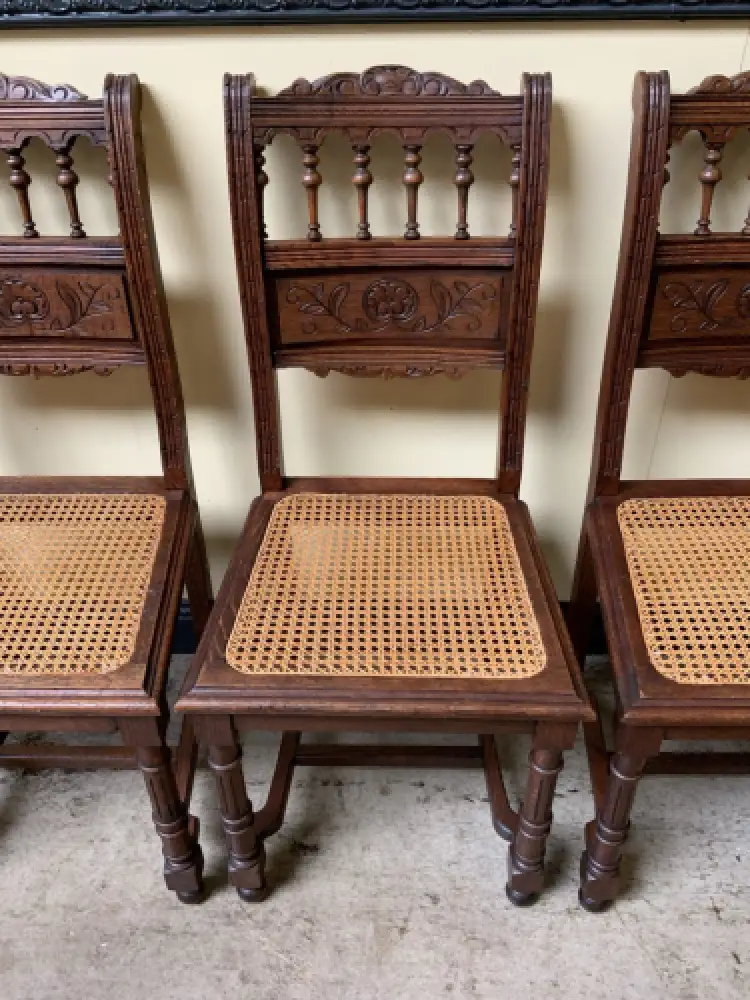 6 antike traumhaft schöne Jugendstil Stühle - Lieferung möglich! 13