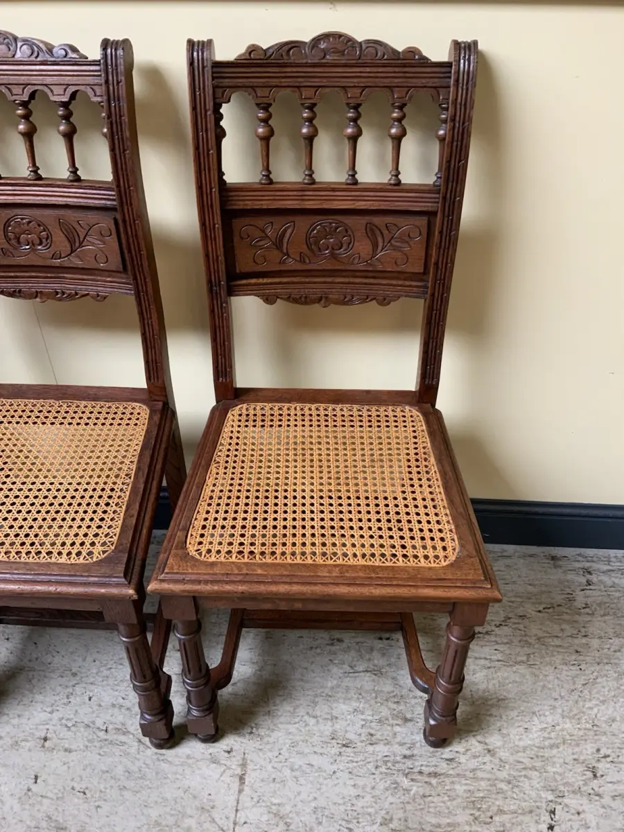 6 antike traumhaft schöne Jugendstil Stühle - Lieferung möglich! 15