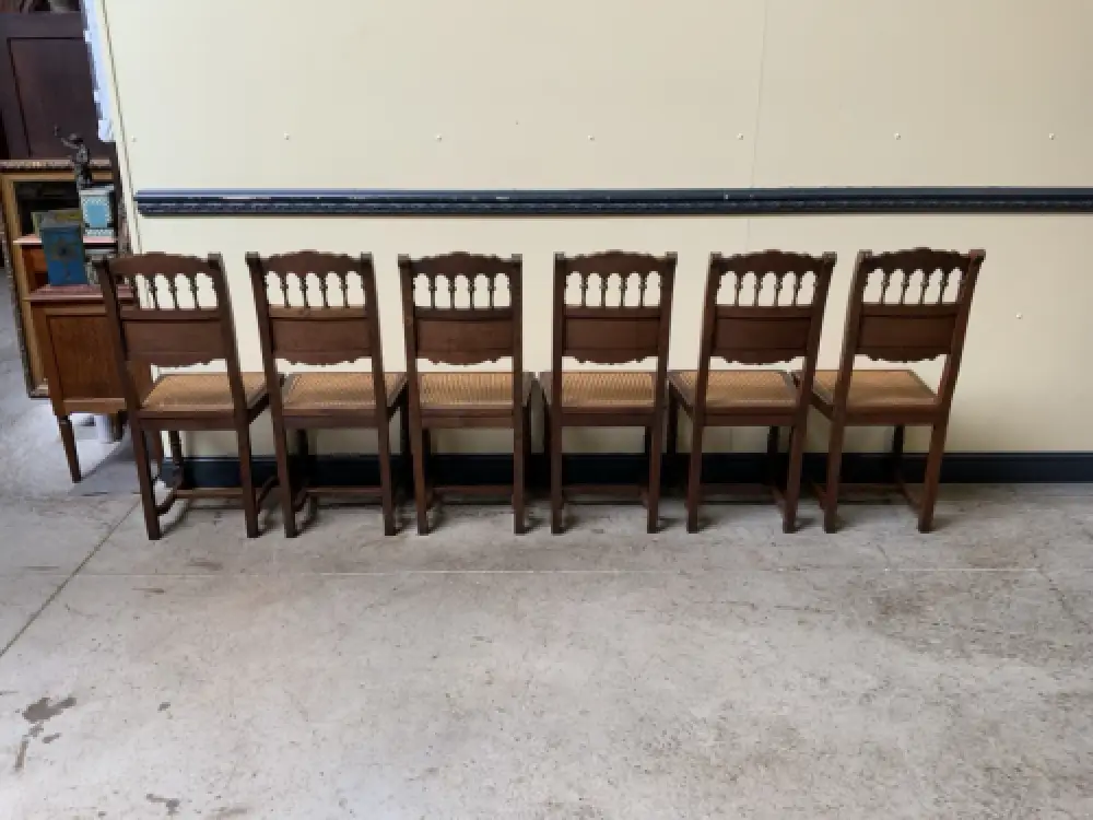 6 antike traumhaft schöne Jugendstil Stühle - Lieferung möglich! 16