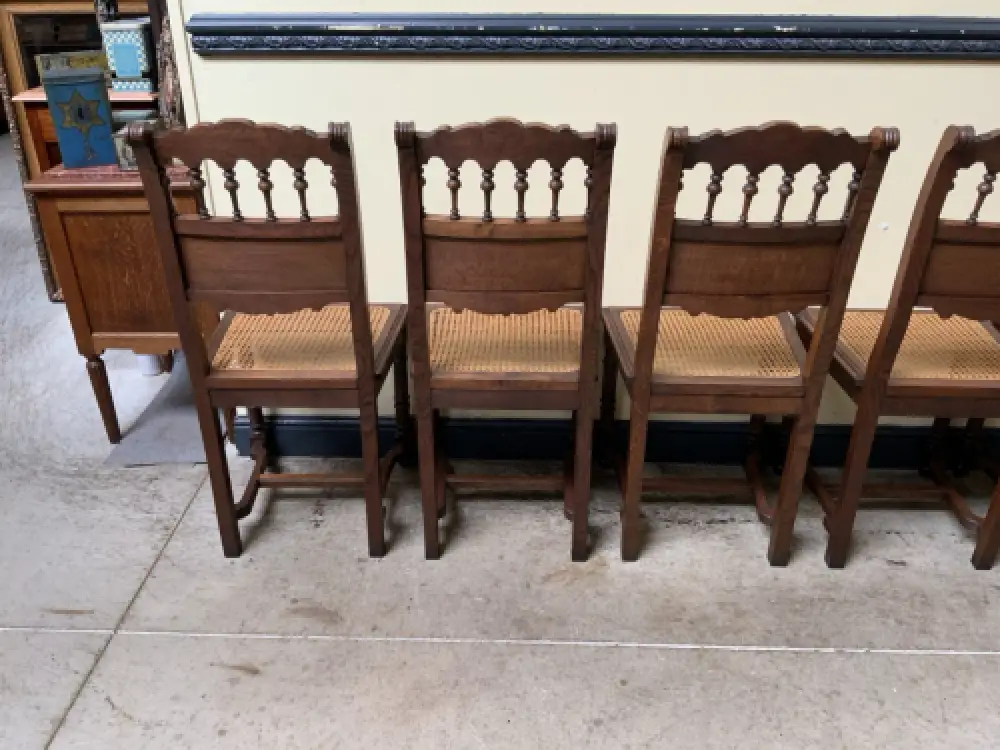 6 antike traumhaft schöne Jugendstil Stühle - Lieferung möglich! 17