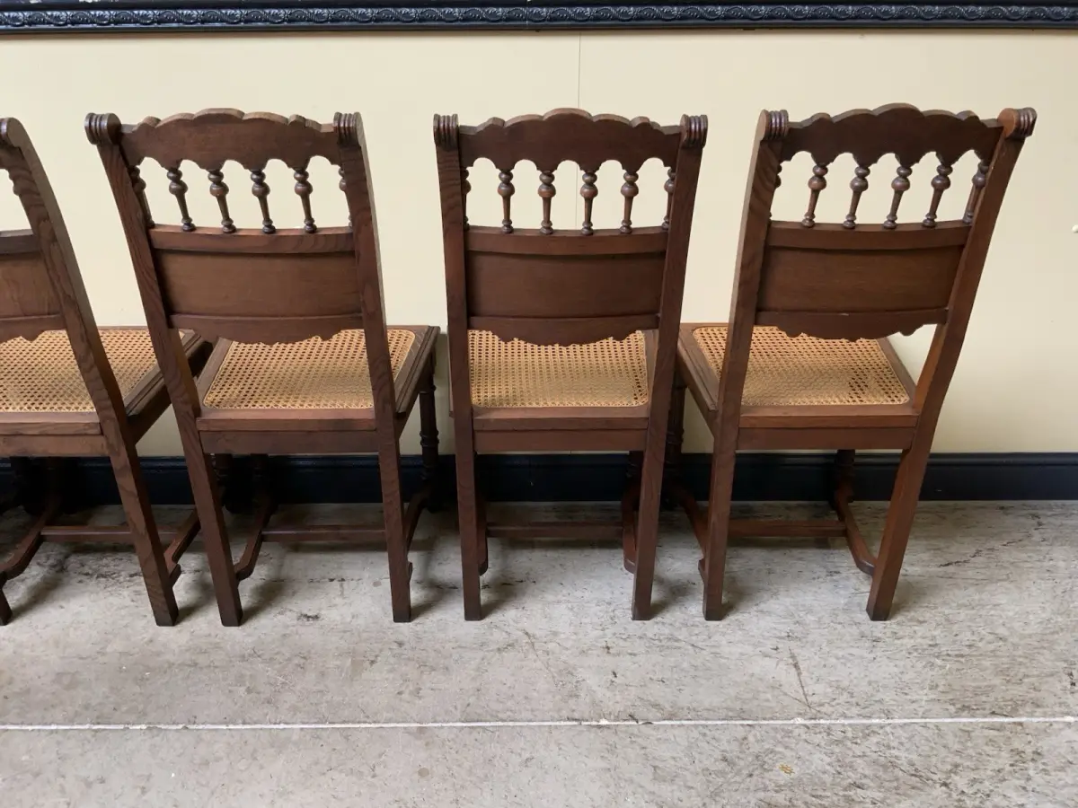 6 antike traumhaft schöne Jugendstil Stühle - Lieferung möglich! 18