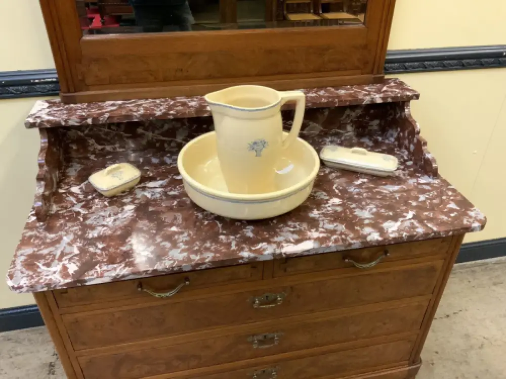 Antik - Kommode, Spiegel, Jugendstil  - Traumhaft schön - Lieferung möglich! 11