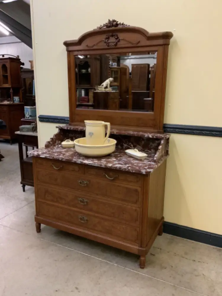 Antik - Kommode, Spiegel, Jugendstil  - Traumhaft schön - Lieferung möglich! 2