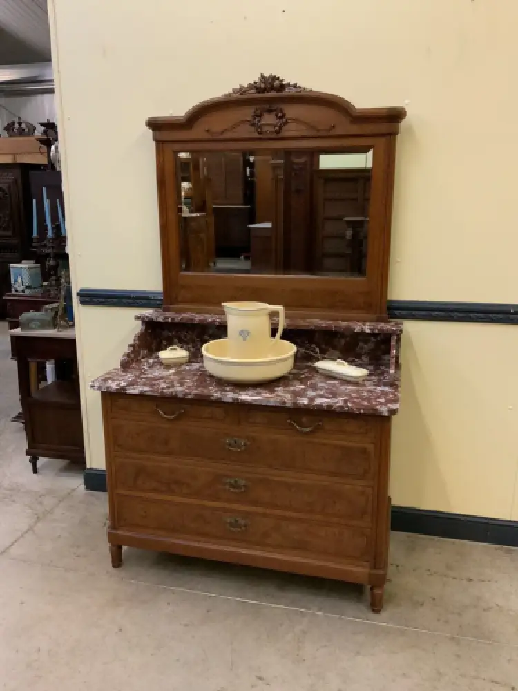 Antik - Kommode, Spiegel, Jugendstil  - Traumhaft schön - Lieferung möglich! 22