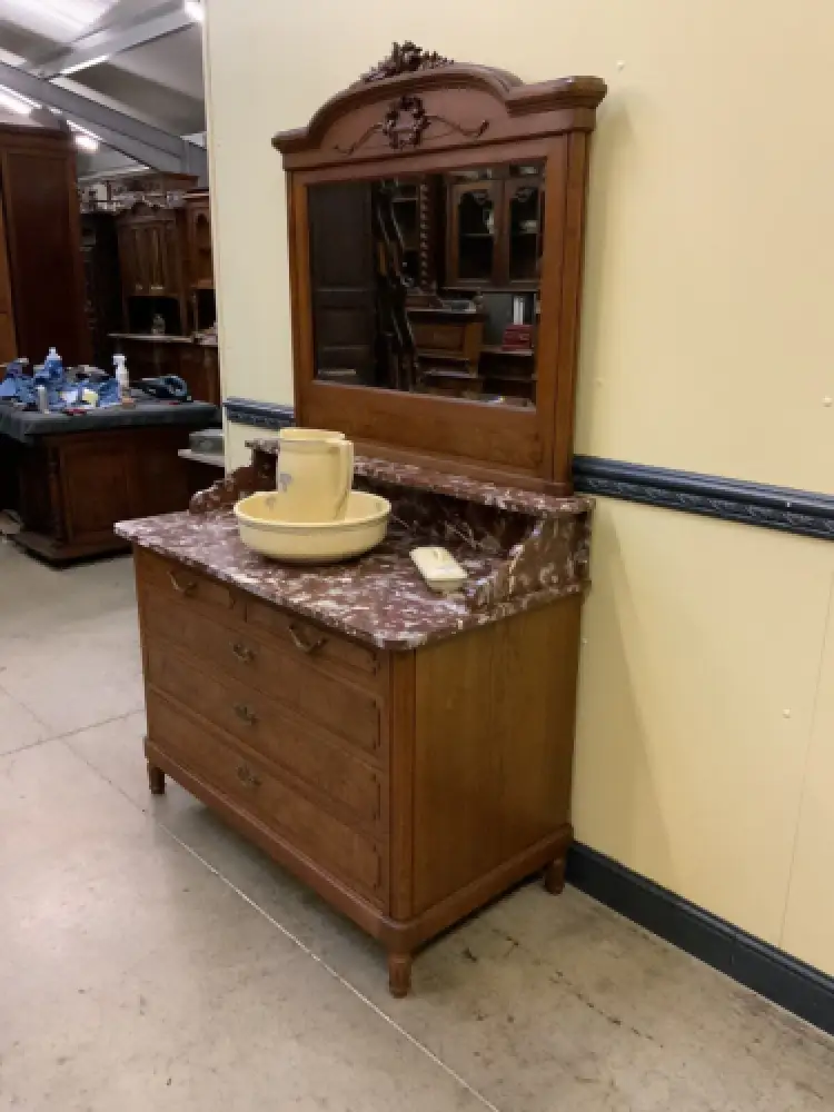 Antik - Kommode, Spiegel, Jugendstil  - Traumhaft schön - Lieferung möglich! 3