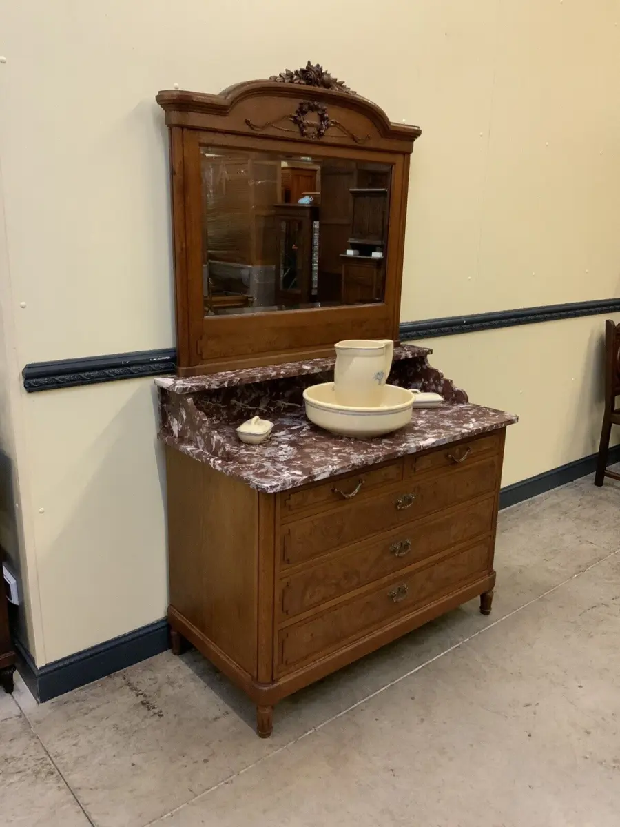 Antik - Kommode, Spiegel, Jugendstil  - Traumhaft schön - Lieferung möglich! 5