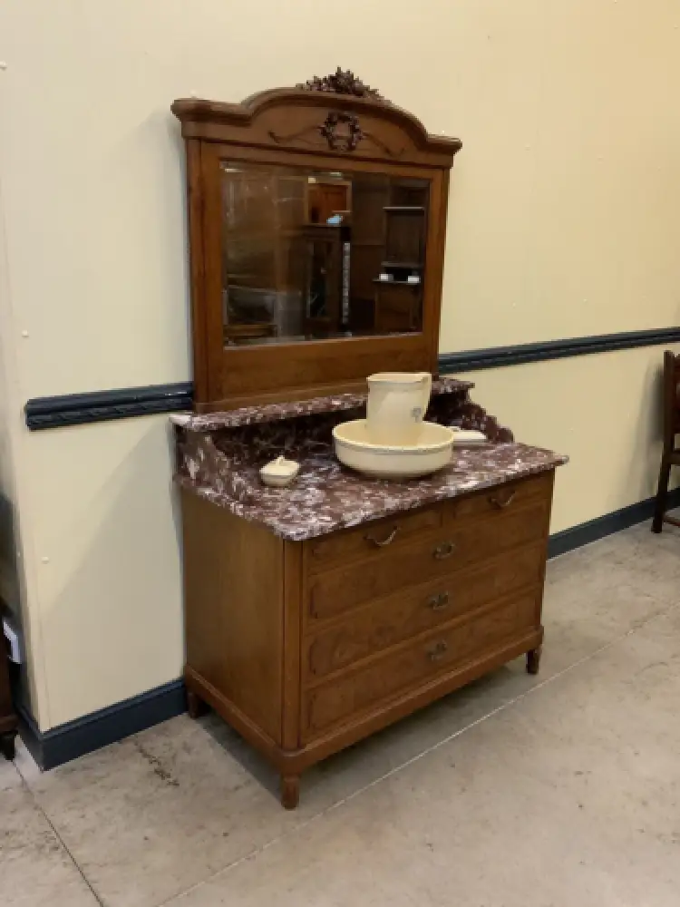 Antik - Kommode, Spiegel, Jugendstil  - Traumhaft schön - Lieferung möglich! 5