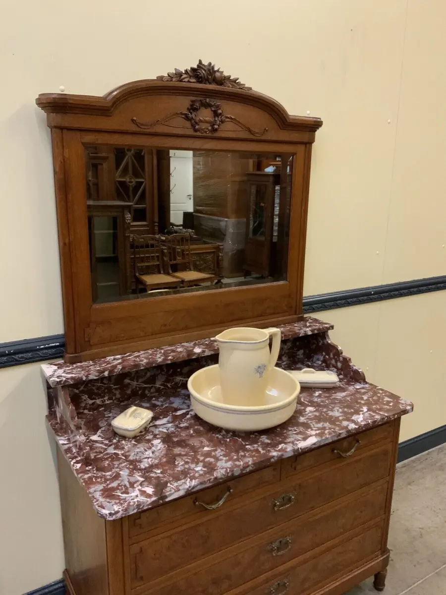 Antik - Kommode, Spiegel, Jugendstil  - Traumhaft schön - Lieferung möglich! 7