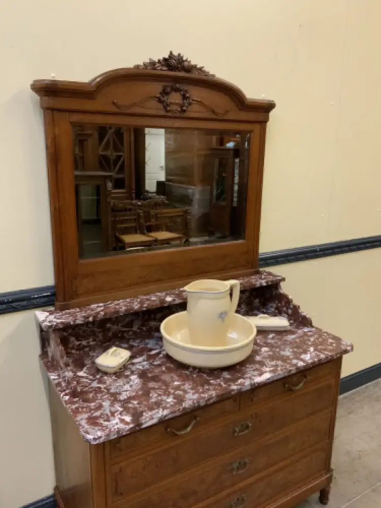 Antik - Kommode, Spiegel, Jugendstil  - Traumhaft schön - Lieferung möglich! 7