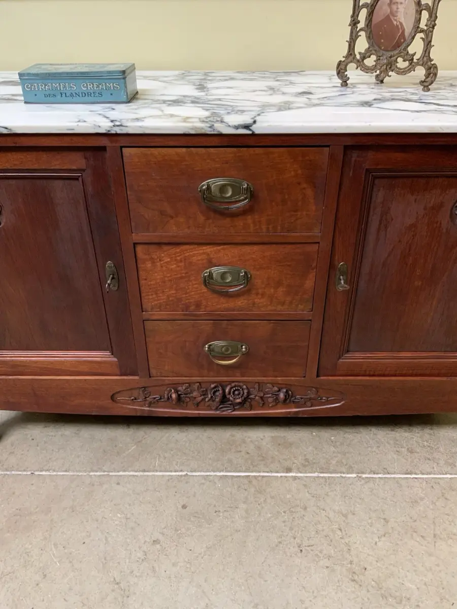 Antike Anrichte, Kommode - Jugendstil - Art Nouveau - Lieferung möglich! 13