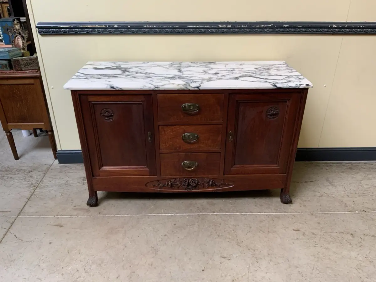 Antike Anrichte, Kommode - Jugendstil - Art Nouveau - Lieferung möglich! 17