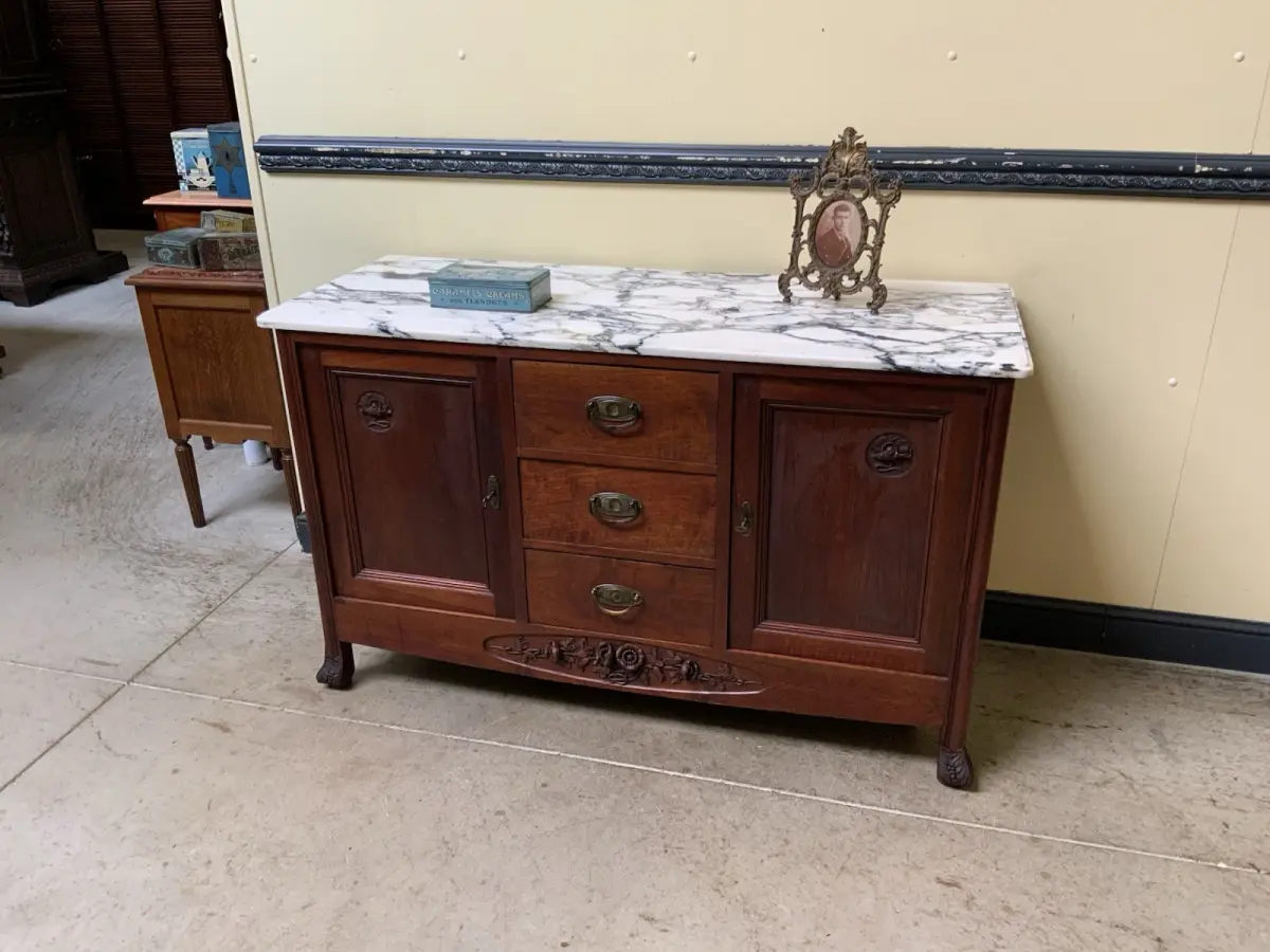 Antike Anrichte, Kommode - Jugendstil - Art Nouveau - Lieferung möglich! 3