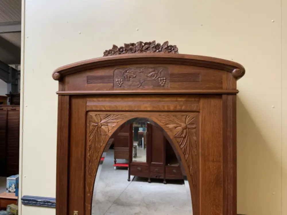 Antiker Jugendstil Wäscheschrank, -   Lieferung möglich! 11