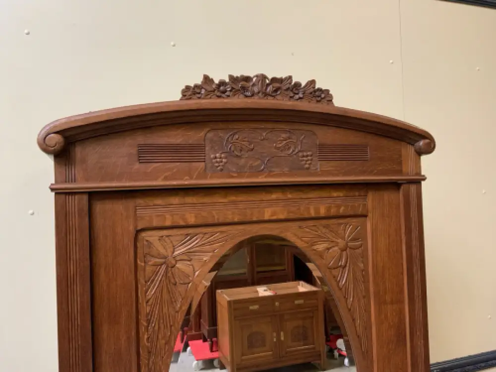 Antiker Jugendstil Wäscheschrank, -   Lieferung möglich! 12