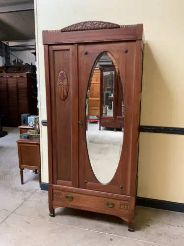 Antiker Art Deco Wäscheschrank, Kleiderschrank -   Lieferung möglich!