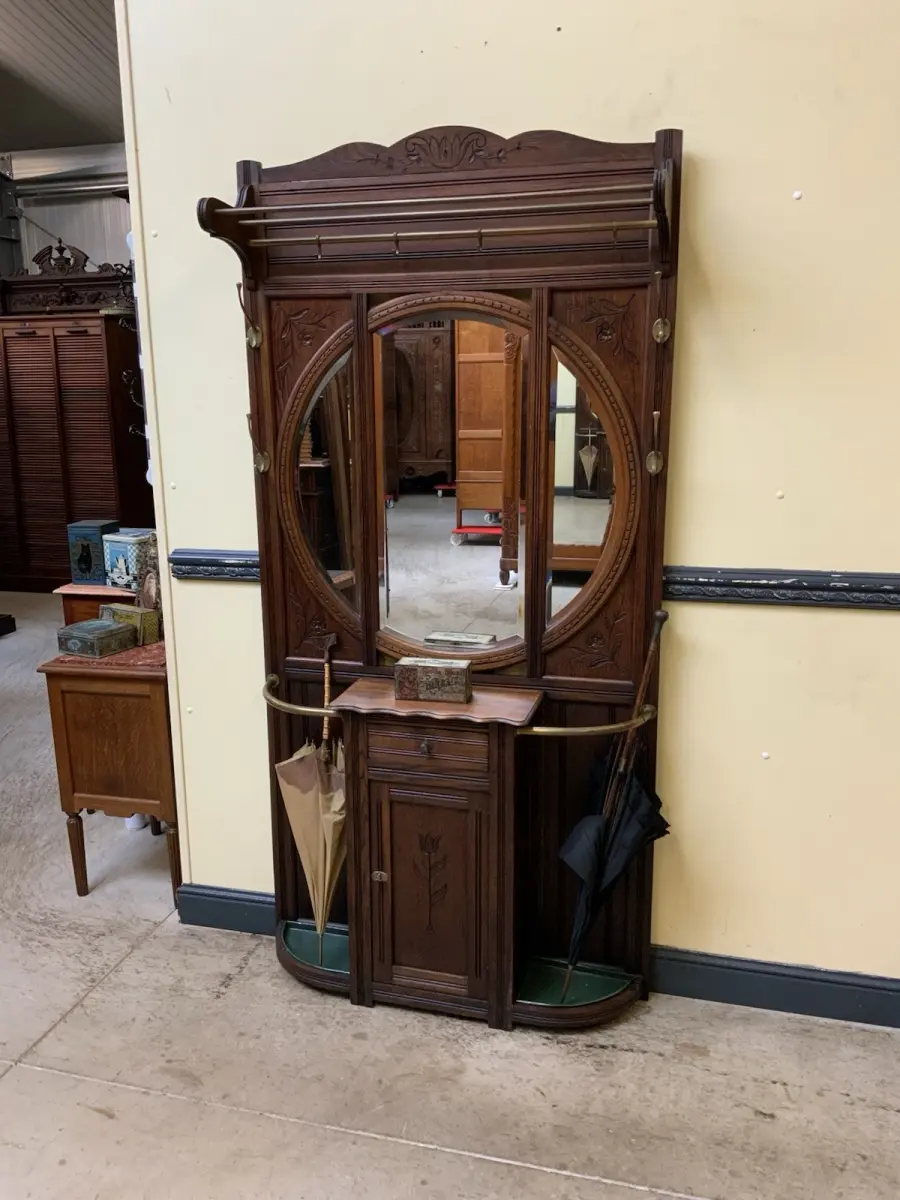 Antik - Garderobe, Kleiderständer - Jugendstil -  Lieferung möglich!