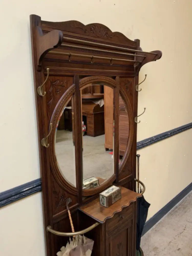 Antik - Garderobe, Kleiderständer - Jugendstil -  Lieferung möglich! 10