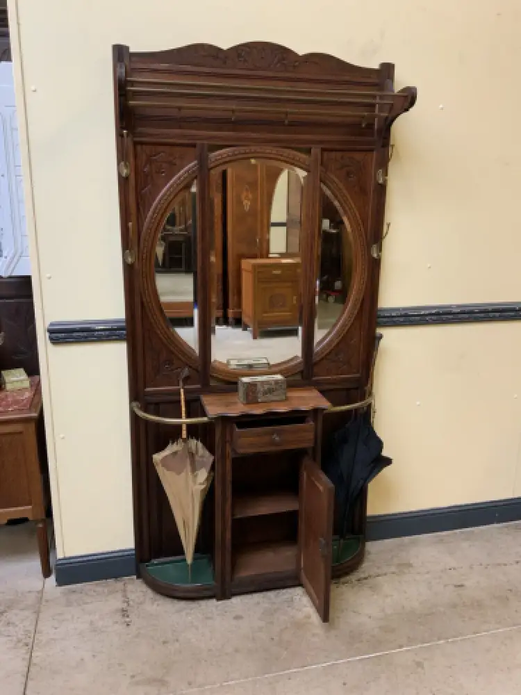 Antik - Garderobe, Kleiderständer - Jugendstil -  Lieferung möglich! 14