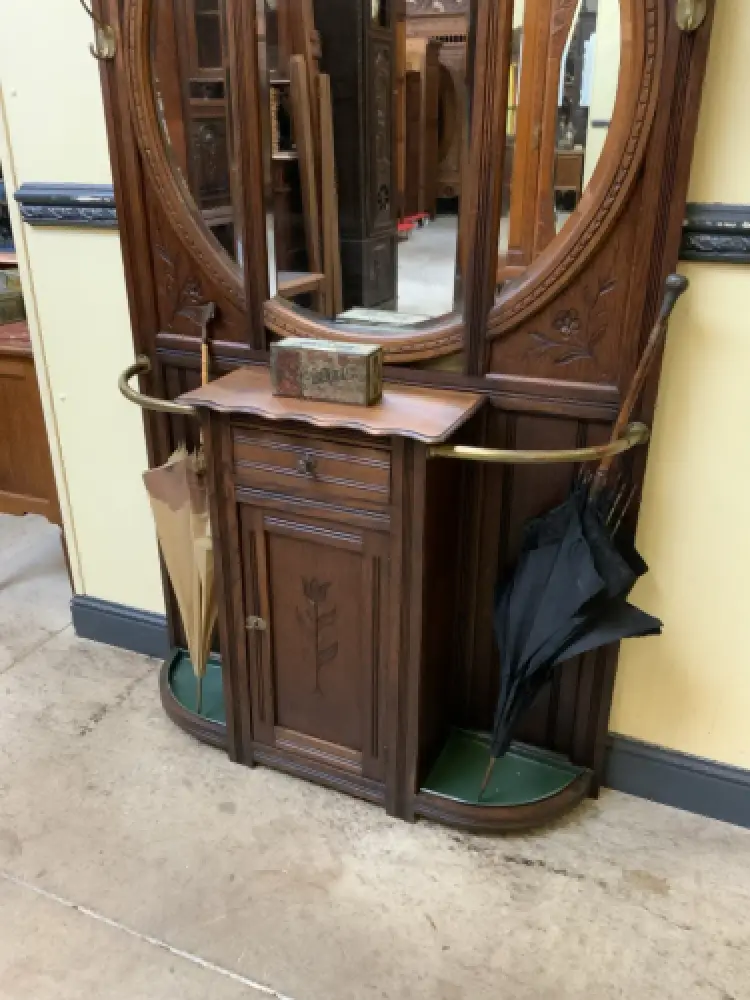 Antik - Garderobe, Kleiderständer - Jugendstil -  Lieferung möglich! 7