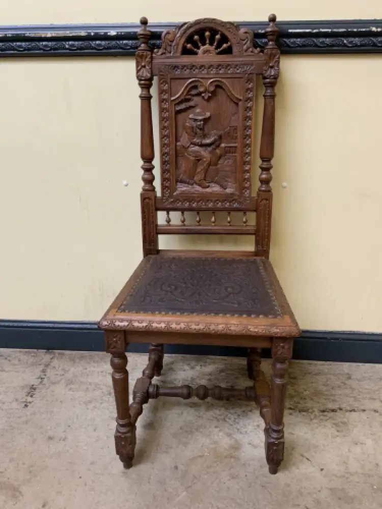 Antik - Stuhl aus der Bretagne  - Lieferung möglich! 11