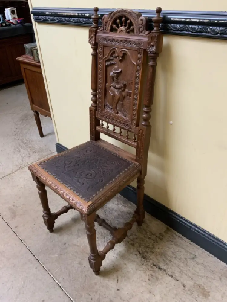 Antik - Stuhl aus der Bretagne  - Lieferung möglich! 6