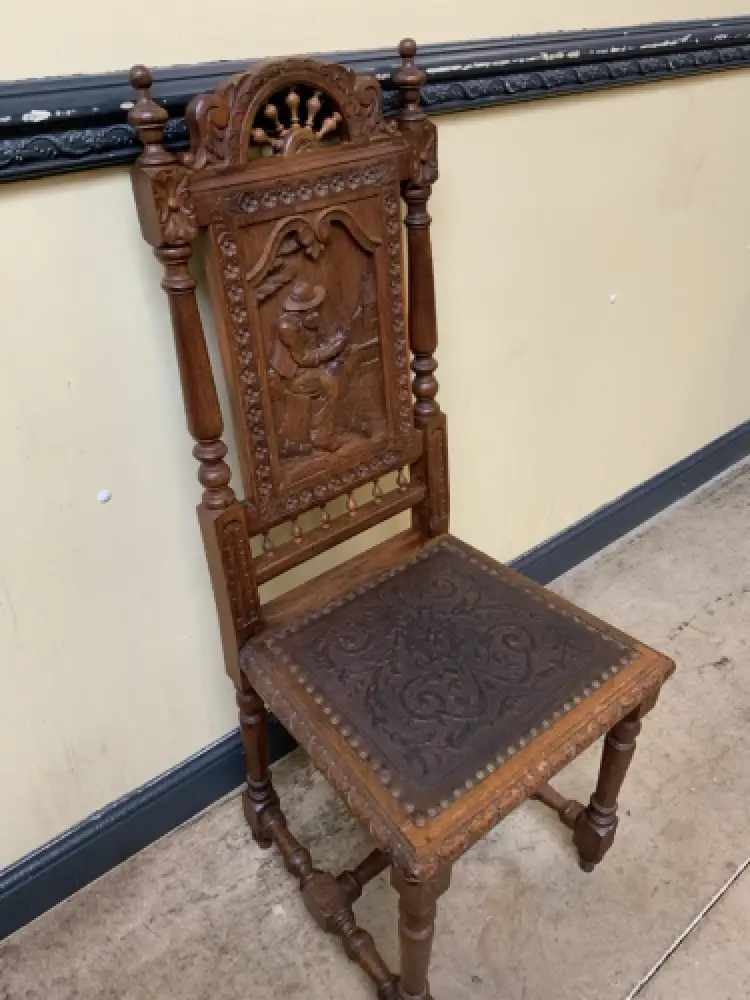 Antik - Stuhl aus der Bretagne  - Lieferung möglich! 7