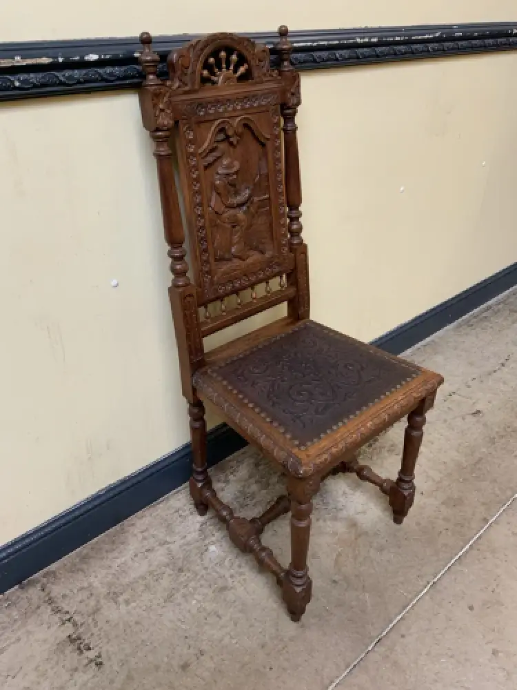 Antik - Stuhl aus der Bretagne  - Lieferung möglich! 8