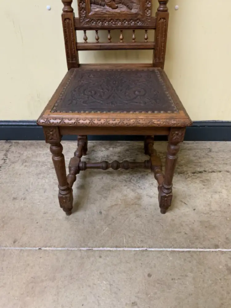 Antik - Stuhl aus der Bretagne  - Lieferung möglich! 9