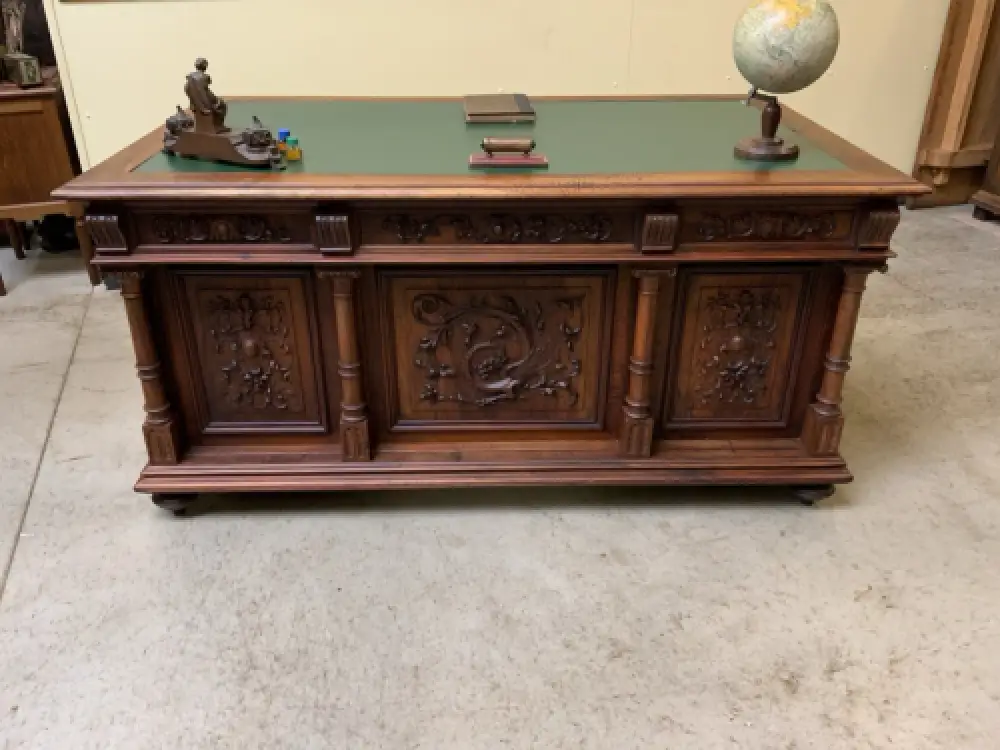 Antik - Schreibtisch, Neorenaissance,  - Sensationell - Lieferung möglich! 0