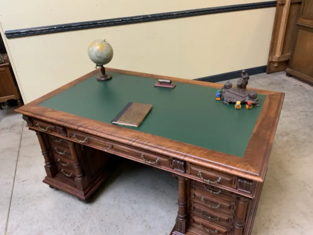 Antik - Schreibtisch, Neorenaissance,  - Sensationell - Lieferung möglich! 10